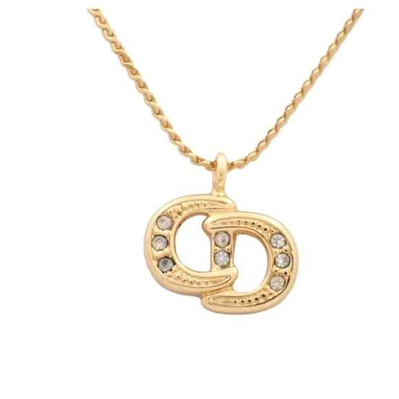 Christian Dior CD Pendant Necklace - Picture 1 of 4